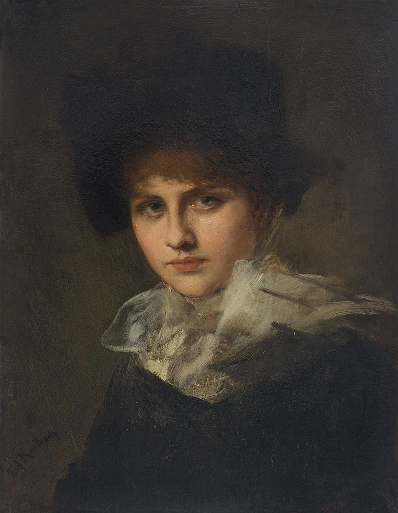Damenbildnis c1883 - 1885